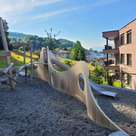 Accoya Kletterwand mit Rutsche