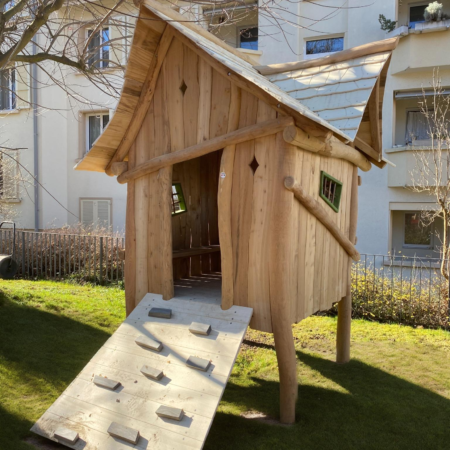 Hexenhaus mit Rampe